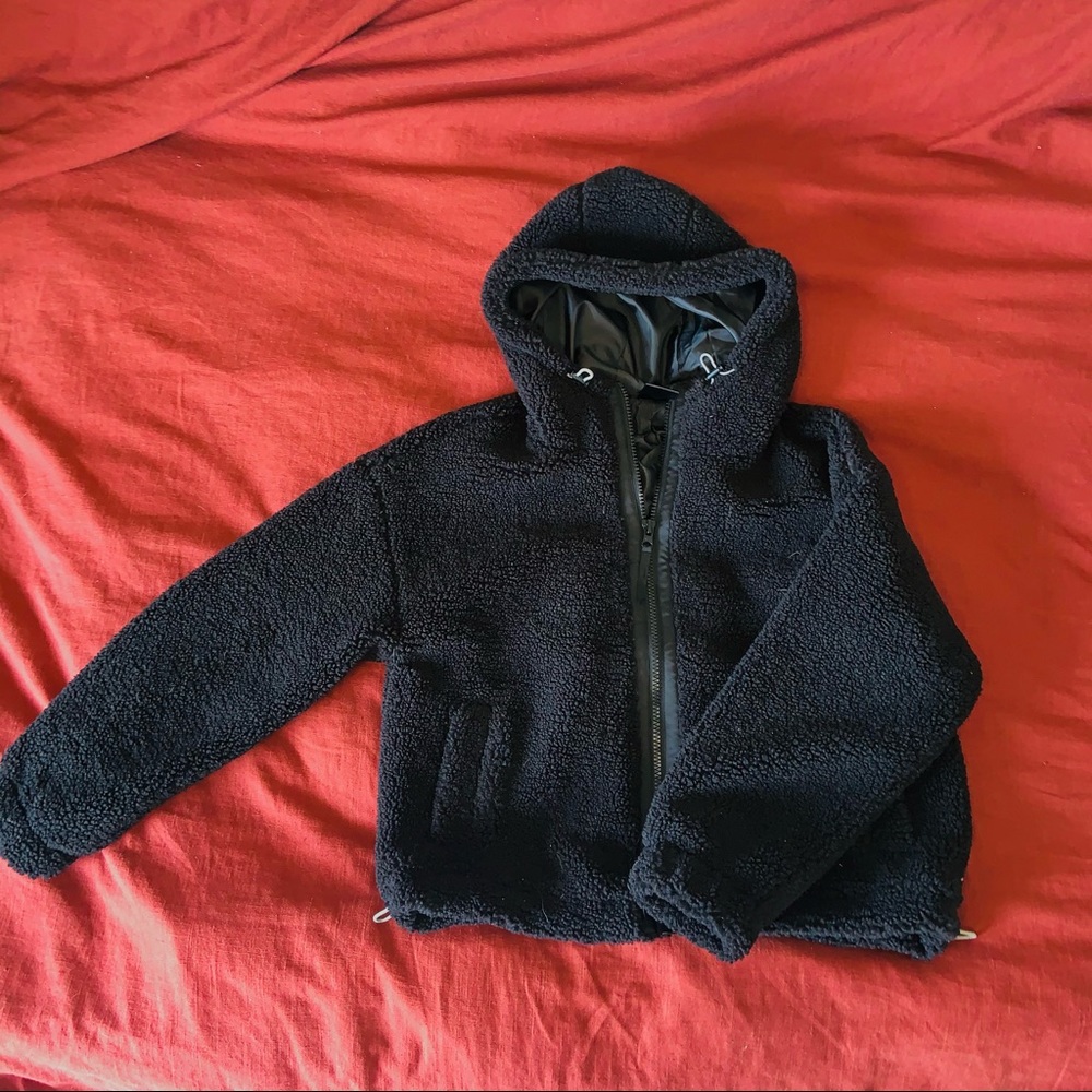 Sherpa Black Jacket